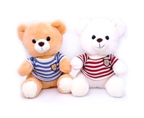 Мишка полос.кофта 45см