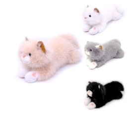 Кошка меховая муз. 40см