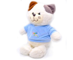 Кошка велюр.кофта 48см