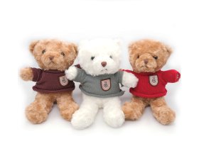 Мишка кудрявый (кофта Оксфорд) 30см