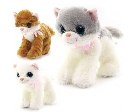Кошка бол.глаза муз.17см