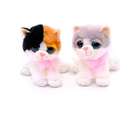 Кошка добряк муз.17см