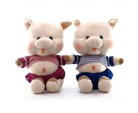 Свинка губки бантиком (супер мягкий) 23см