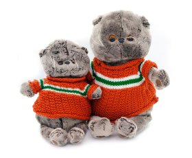 Кошка BASIQ оранж.коф.38см