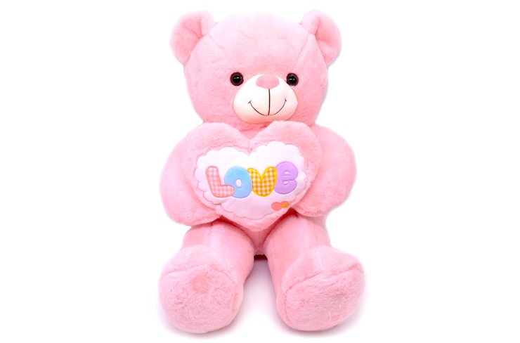 Мишка сердце love клетка 55см  фото 3