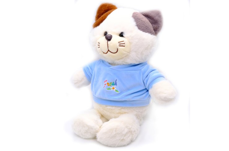 Кошка велюр.кофта 48см фото 1