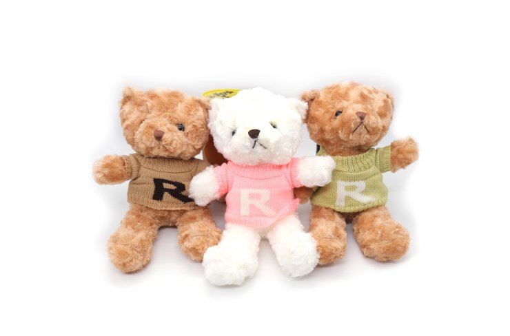 Мишка кудрявый (кофта R) 30см  фото 1