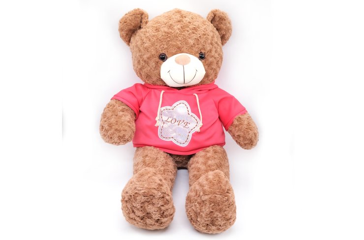 Мишка в кофте (звезда love) 95см фото 2